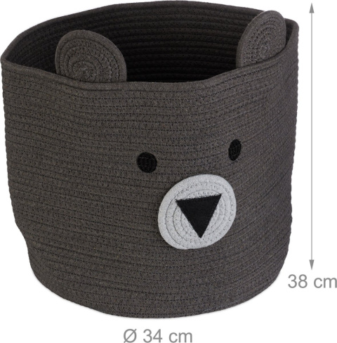 Kosz Miś na zabawki 27L 38x34 Kosz Miś na zabawki 27L 38x34